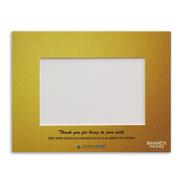 กรอบรูปกระดาษแข็ง-พิมพ์สี-กรอบกระดาษ-custom paper frame-The New Gold